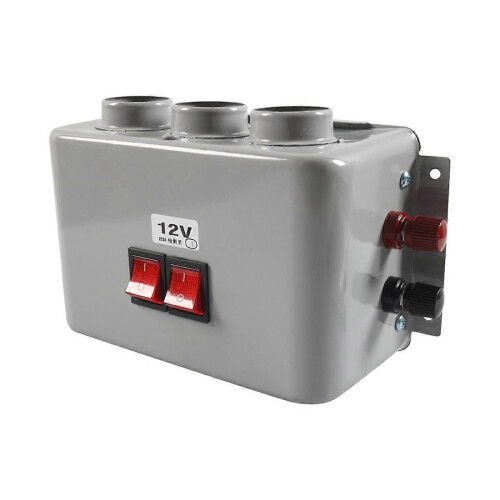 Κιτ ηλεκτρικών θερμαντήρων αυτοκινήτου 600W, ανεμιστήρας θέρμανσης 3 οπών 12V DC 2