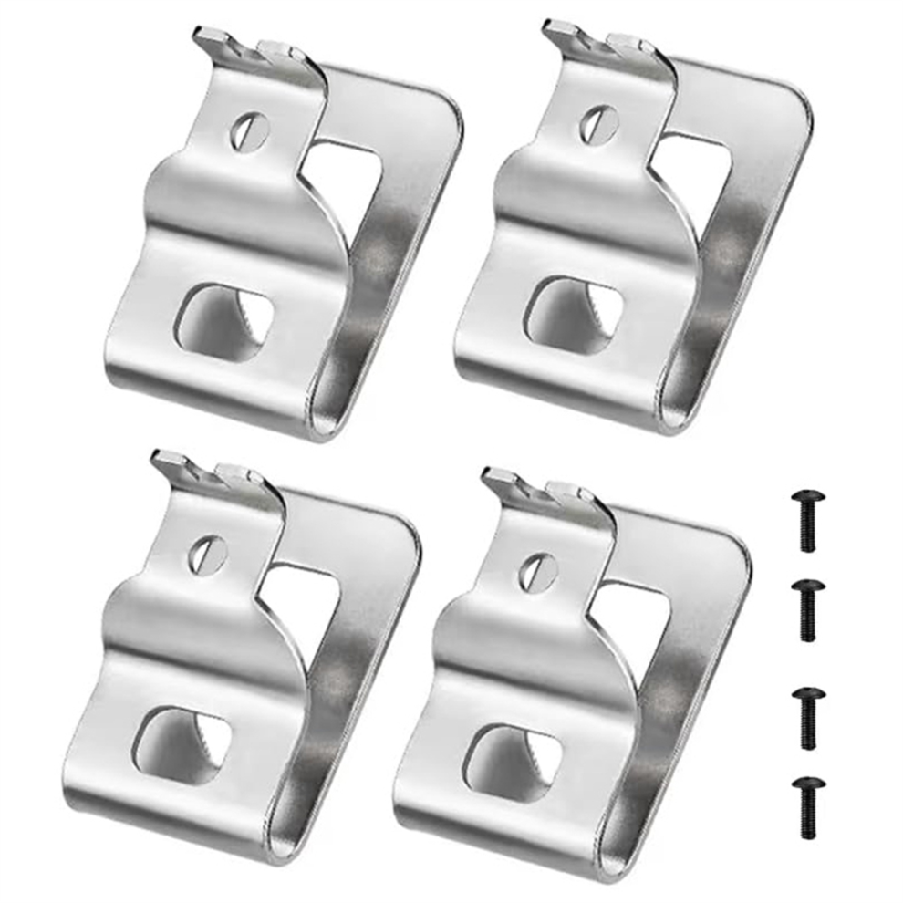 Belt Clips, 4Pcs Drill Tool Clips Hook Kit With Screws For N268241 20V Power Tools Dcd980 Dcd985 Dcd980l2 Dcd985l2 4852398630781