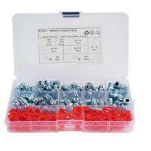 120Pcs/Set Leaf Spring Nut Grease Fittings Couplers Fitting Hydraulic Zerk