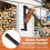 Wall Mounted Kindling Splitter Firewood Portable Manual Fire Wood Cutter 3