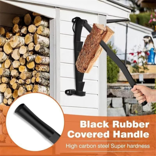 Wall Mounted Kindling Splitter Firewood Portable Manual Fire Wood Cutter 2