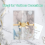 Wedding Invitations Wraps Set Include 100Pc Pre Folded Vellum Jackets for 5X7,Gold Self Adhesive Envelope Seal Stickers 4