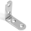 Zinc-Plated Steel Angle L Brackets Corner Braces Right Angle Joint Support 5