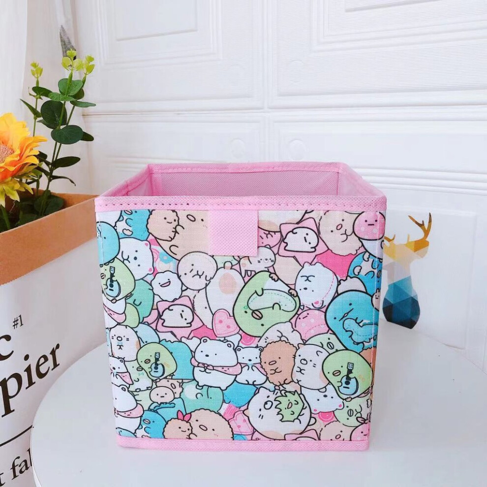(Style22) Foldable Box Storage With Stitch Hello Kitty Print Design For Desk Organization-image-OPC-PJ88TJX-NEW