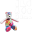 Memory Bear Template Ruler Set, Sewing Patterns Template, Quilting Cutting Ruler(10In) 2