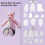 Memory Bear Template Ruler Set, Sewing Patterns Template, Quilting Cutting Ruler(10In) 5