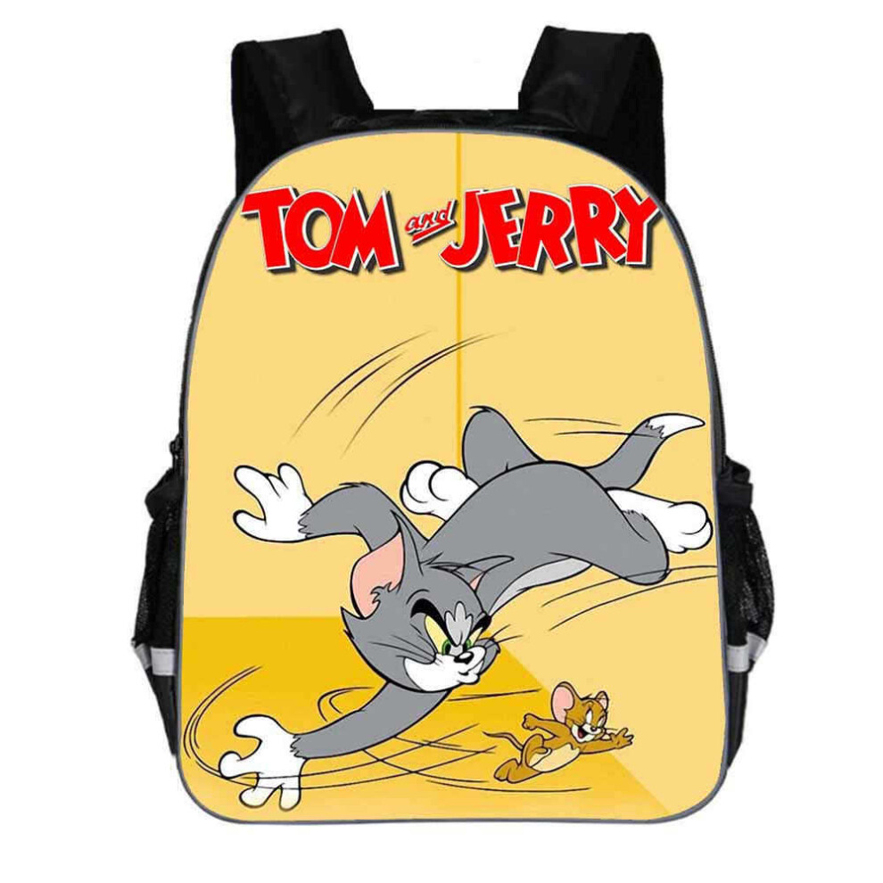 (8) Tom and Jerry Schoolbag Travel 16 inch Backpack Shoulder Bag Primary Gift For Kids Students-image-OPC-PJ8RNS9-NEW