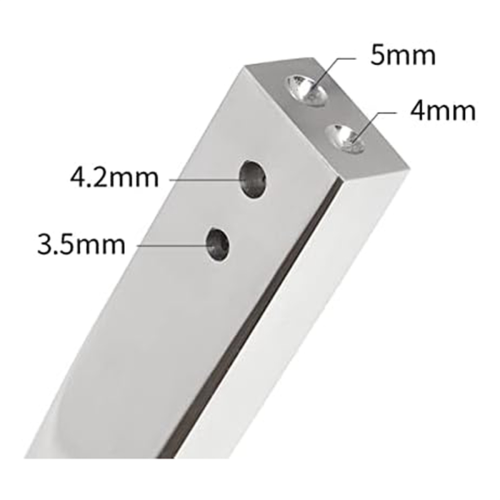 Copper Rivets Burrs Setter,Rivet and Setter 2-in-1 9 12 Rivet Fastener Install Tool for Installing 1
