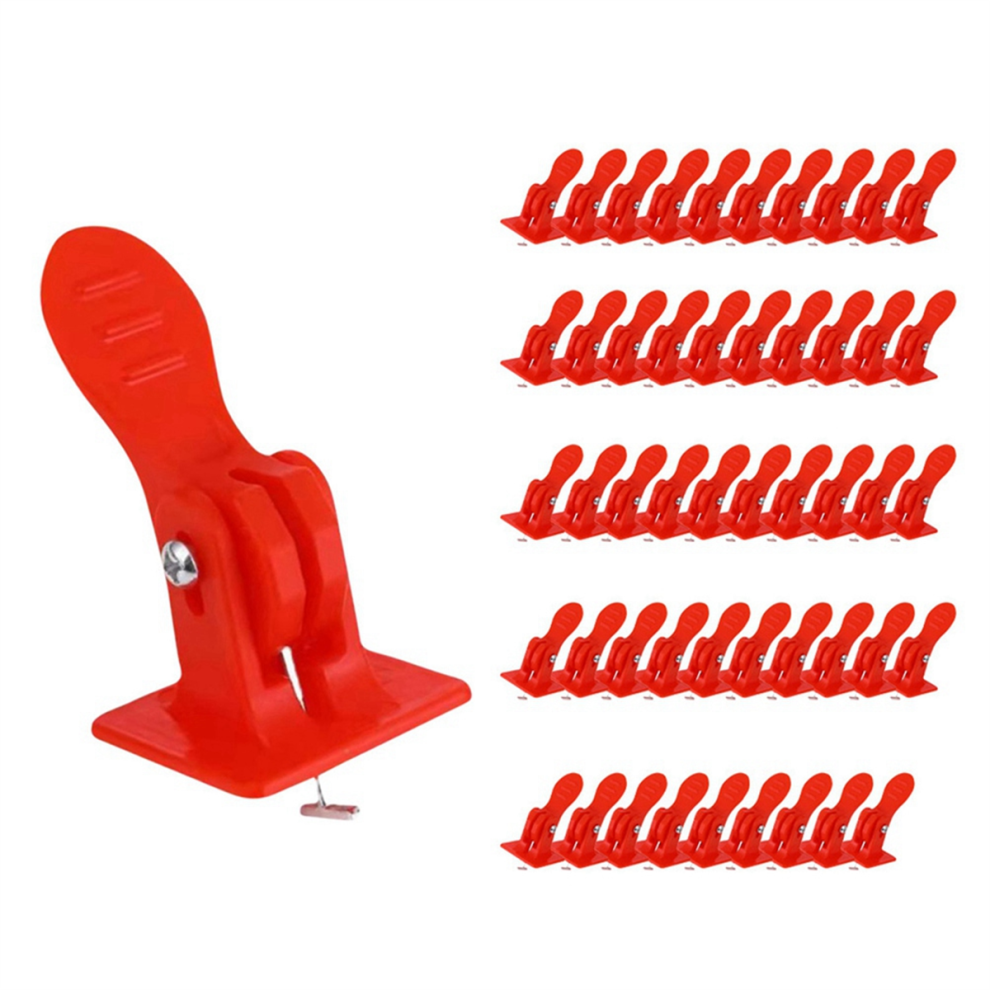 50Pcs New Red Tile Quick Leveler Leveling System Laying Tool Positioning Is Used To Lay Wall Tiles. 4853504673005