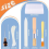 Bone Folders Kit, Folders, Makers,Bookbinding for Bookbinding Making Paper Crafts Quilting Leathercraft A 3