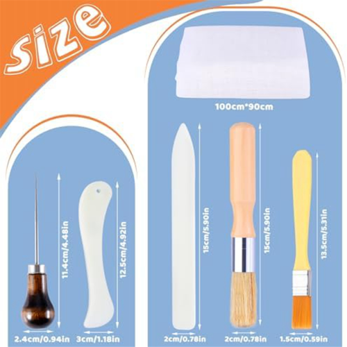 Bone Folders Kit, Folders, Makers,Bookbinding for Bookbinding Making Paper Crafts Quilting Leathercraft A 2