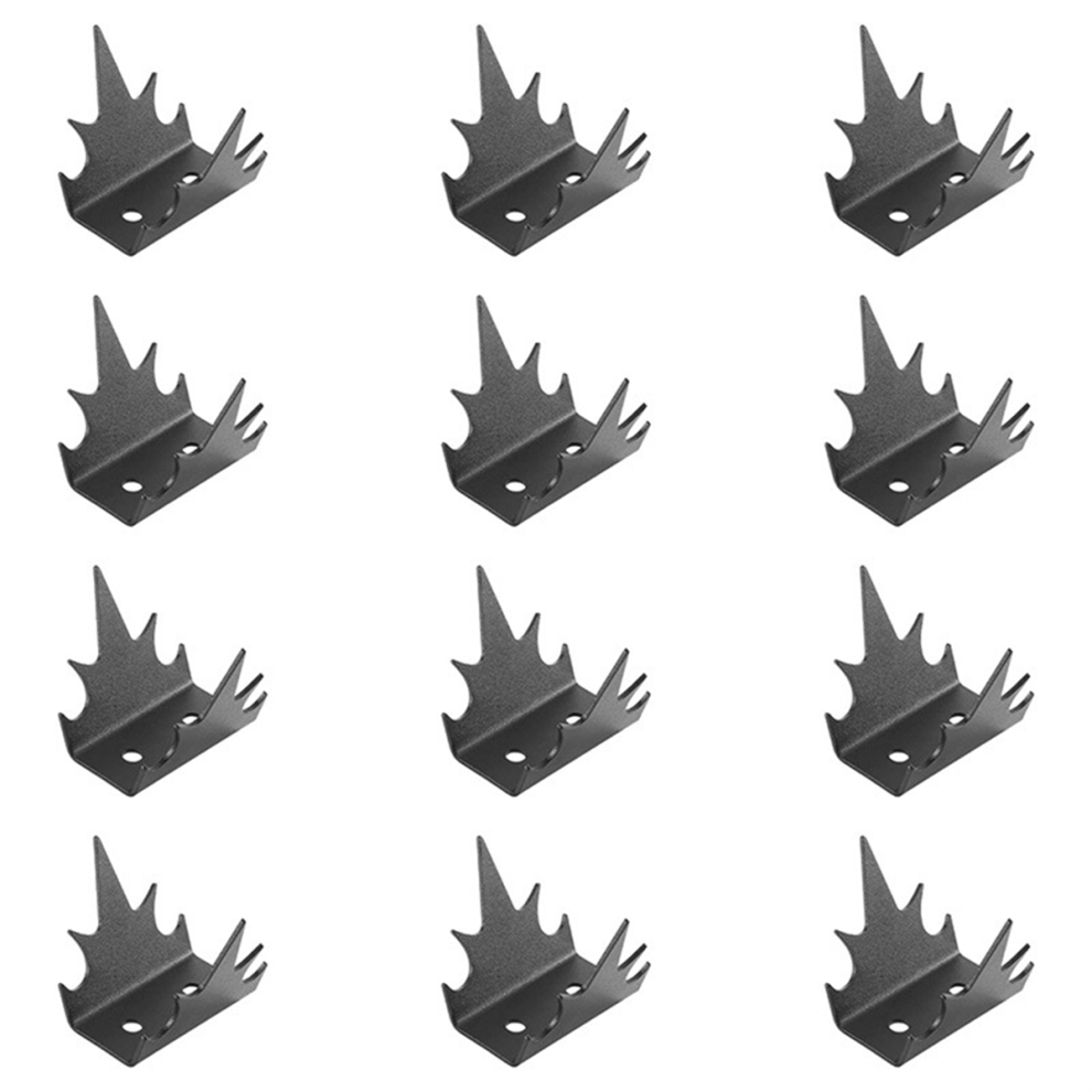 Intruder Deterrent Fence Wall Spikes 12 Spikes, Anti Climb Hardware, Bird Repellent 4852398646737