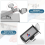2Pcs Magnetic Seam Guide for Sewing Machine, with Clip, Hemmer Guide, 4Pcs Bobbin 2