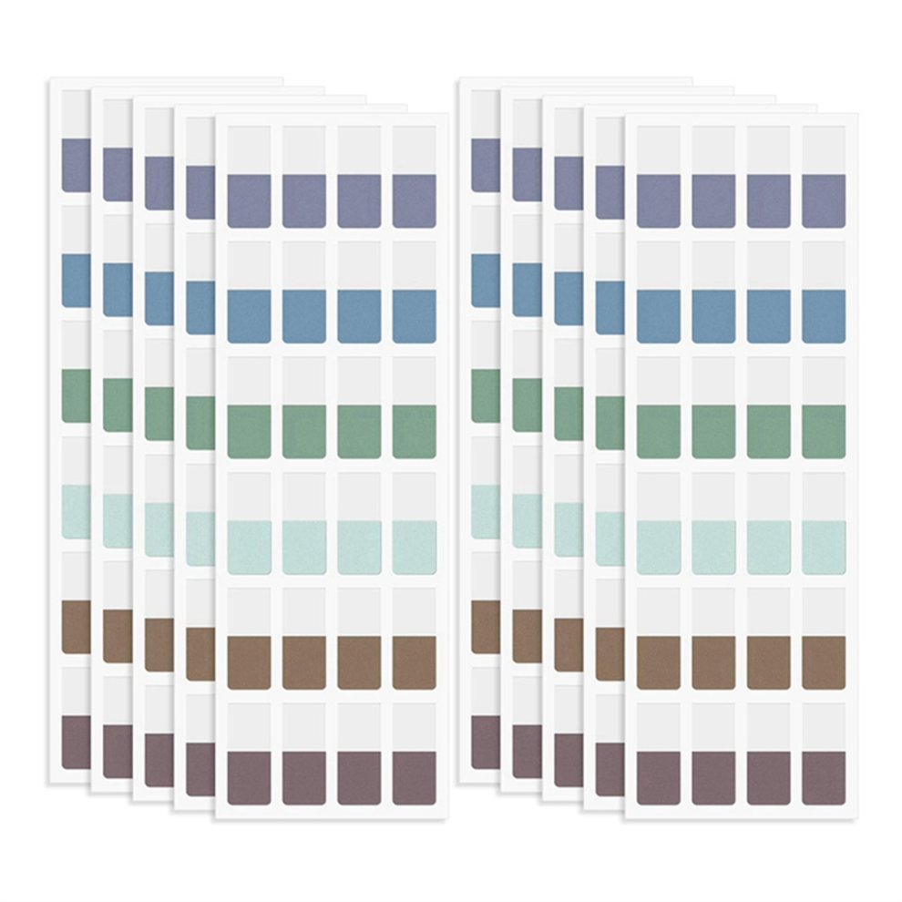 Photos - Notebook Jehiatek Sticky Index Tabs Multicolor Self-Adhesive Book 0.47 x 1.1 Inch Writable Page Transparent for NotebooksFiles 