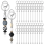 25 Pcs Beadable Keychain Bars Bulk for Beads DIY Blank Metal Beaded Bead Crafts 2