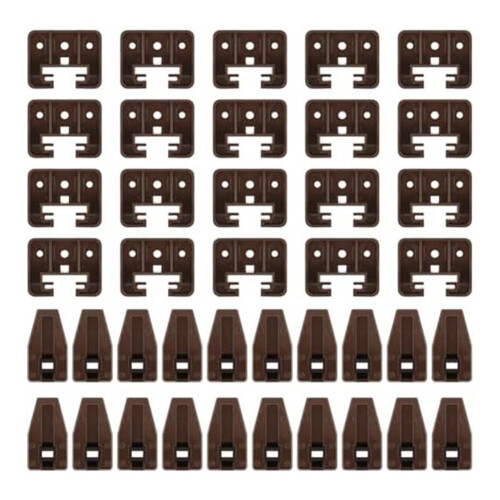 20Set Drawer Slides and Guides Replacement Part Undermount Stopper for Center Mount