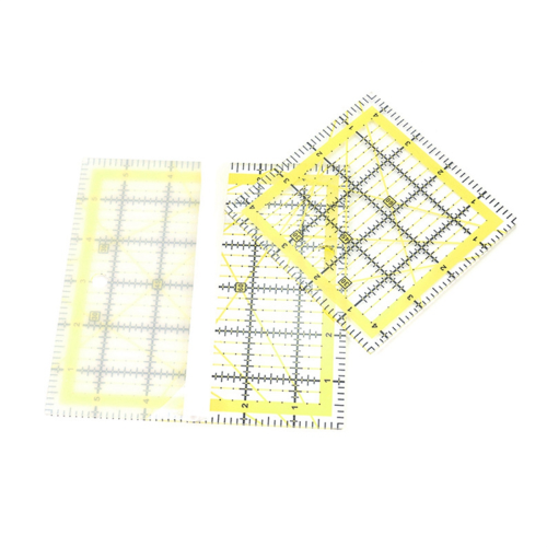 4PCS Multifunctional Acrylic Patchwork Ruler Tool Set Measuring Square Sewing Laser Cutting Quilting 2