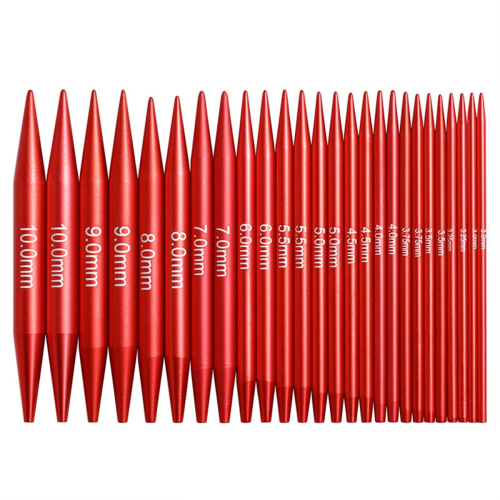 Circular Knitting Needles Sets Aluminum 26PCS Interchangeable Crochet with Chrysanthemum Case Sewing Accessory 2