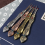 Vintage Thread Cutter Seam Ripper Unpicker - Sewing Handle Needlework Remover Gold 3
