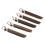 5 Pieces Clay Extruder Tool Pottery Carving Cup Handle Shape Teacup Mug Cutters 3