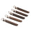 5 Pieces Clay Extruder Tool Pottery Carving Cup Handle Shape Teacup Mug Cutters 8