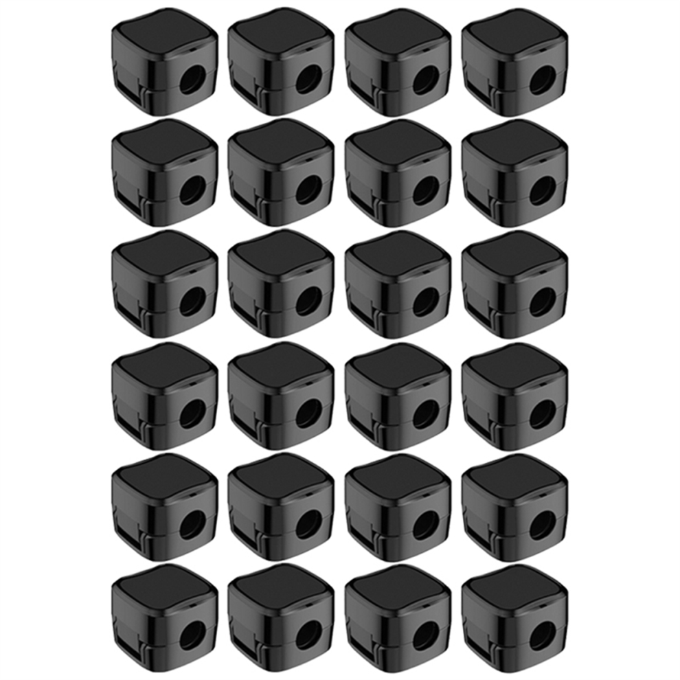 24Pcs Magnetic Cable Organiser Clips Management Wire Manager Cord Holder Charging Winder Wall Mounted Hook-B 4853504693126