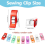 400 Pcs Sewing Clips Quilting Multipurpose Plastic for Assorted Colors 2