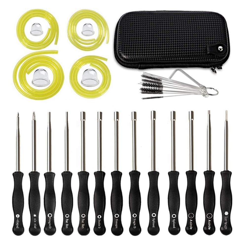 Carburetor Screwdriver Adjustment Cleaning Brush Tool Set Kit For 2-Cycle Small Engine Trimmer Weedeater Chainsaw 4853504698312