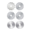 45mm Crochet Edge Rotary Cutter Blades, Skip- Perforating Replacement Blade, Pack of 6 1