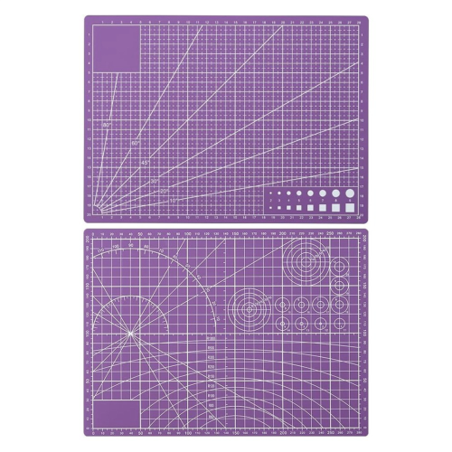Rotary Cutter Set, 45mm Tool Kit, Cutter, Sewing Mat, Quilting Ruler and Clips 2