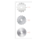 45mm Crochet Edge Rotary Cutter Blades, Skip- Perforating Replacement Blade, Pack of 6 5