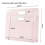 2Pcs Plastic Art Portfolio Folder Arts Storage Case for , Student Drawing Container, Kids Artworks Pink 4