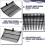 Manure Fork Replacement Head, Pitchfork Horse Rake, for Picking Up Manure, Stable Waste Removal,Black,2Pcs 6