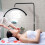 Half Moon Light for Esthetician 23" Dimmable LED Floor Lamp Lash Light 9