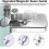 Magnetic Seam Guide, Multifunctional Universal Sewing Machine Accessory, Suitable for All Machines 5
