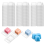 150Pack Wax Melt Container 1.3 Oz Plastic Set for Melts Clear Flip Top, Empty Candle Melt,Square 1