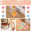 150Pack Wax Melt Container 1.3 Oz Plastic Set for Melts Clear Flip Top, Empty Candle Melt,Square 5