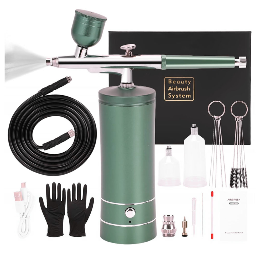 Upgraded Airbrush Set With Air Compressor Cordless Automatic Handheld Rechargeable Airbrush For Makeup A 4853504600933