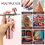 Upgraded Airbrush Set with Air Compressor Cordless Automatic Handheld Rechargeable AirBrush for Makeup C 7