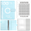 100 Envelopes Money Saving Challenge, Envelope Challenge Binder, Budget Book (Blue) 2