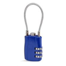 3 Digit Customs Code Lock Contrast Color Anti-Theft Padlock Portable Luggage Password B