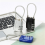 3 Digit Customs Code Lock Contrast Color Anti-Theft Padlock Portable Luggage Password B 6