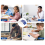 12 Pack Pencil Erasers, White Erasers for School, Art Kids Drawing Bulk 7