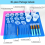 Epoxy Resin Mixing Tools Kit 36Pcs, Reusable Soft Silicone Supplies, Includes Mats, Measuring Cups 2