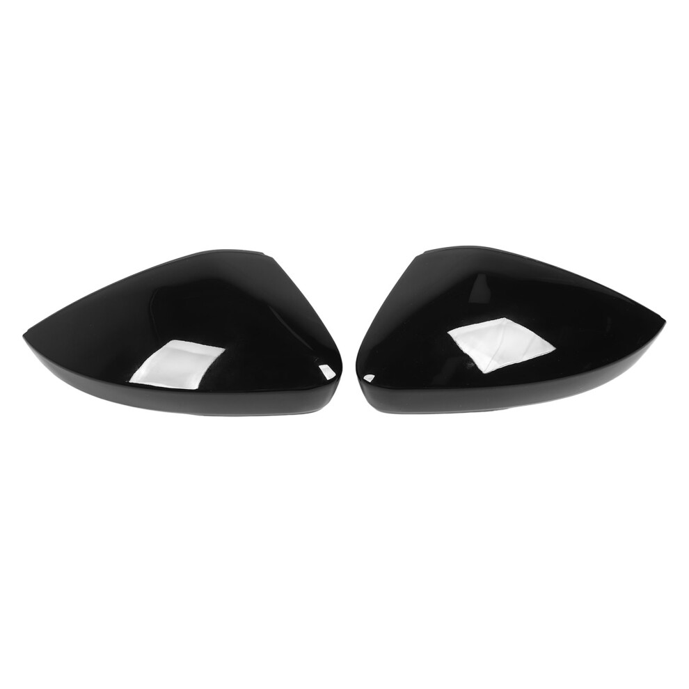 1 Pair Rearview Mirror Cap Gloss Exterior Black 9121376964824
