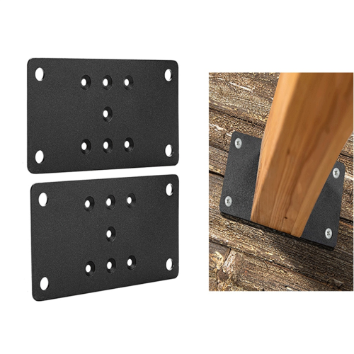 Heavy Duty Patio Column Base Plate Fence Fixer Bracket Deck Anchor Connector 2