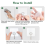 Large Adhesive Hook, Wall Strong Removable Suitable for Bathroom, Kitchen and Office(20pcs) 7
