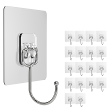 Large Adhesive Hook, Wall Strong Removable Suitable for Bathroom, Kitchen and Office(20pcs)