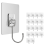 Large Adhesive Hook, Wall Strong Removable Suitable for Bathroom, Kitchen and Office(20pcs) 1