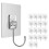 Large Adhesive Hook, Wall Strong Removable Suitable for Bathroom, Kitchen and Office(20pcs) 8